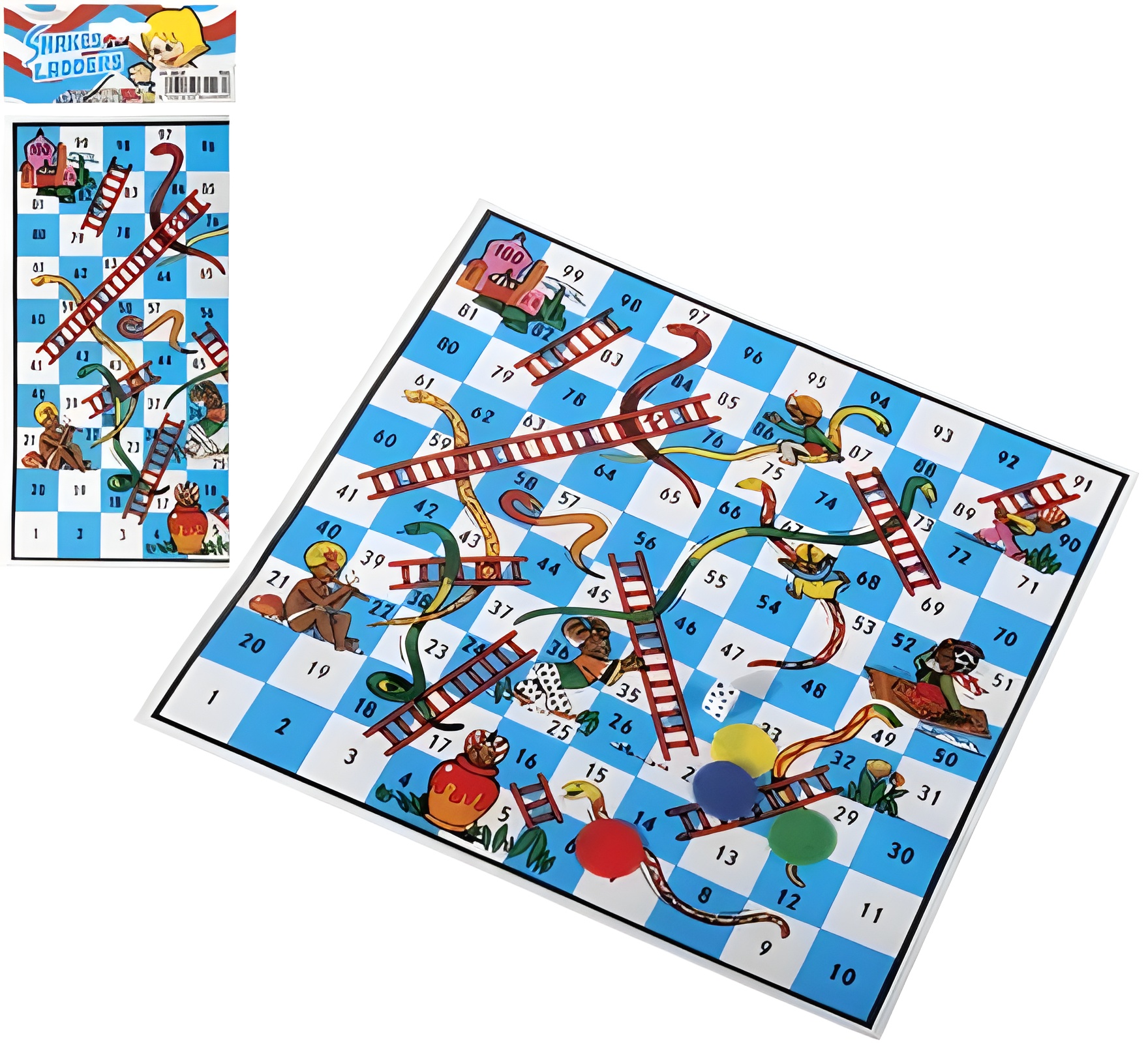 Game Snakes & Ladders 25Cm Polybag