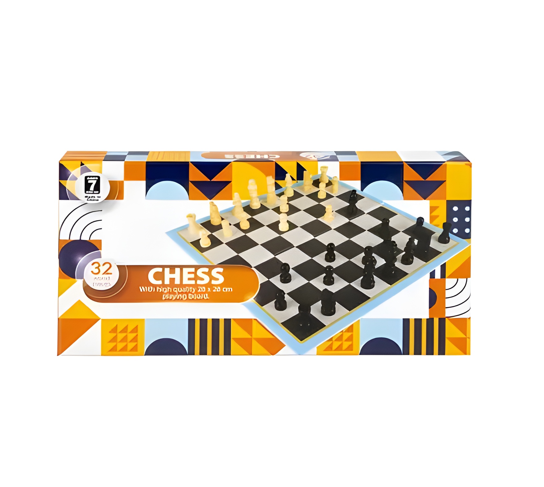 Game Chess Wood Pieces 28X28Cm