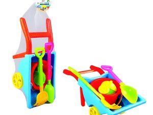 Beach-Set Pl Wheel-Barrow W/Accessories