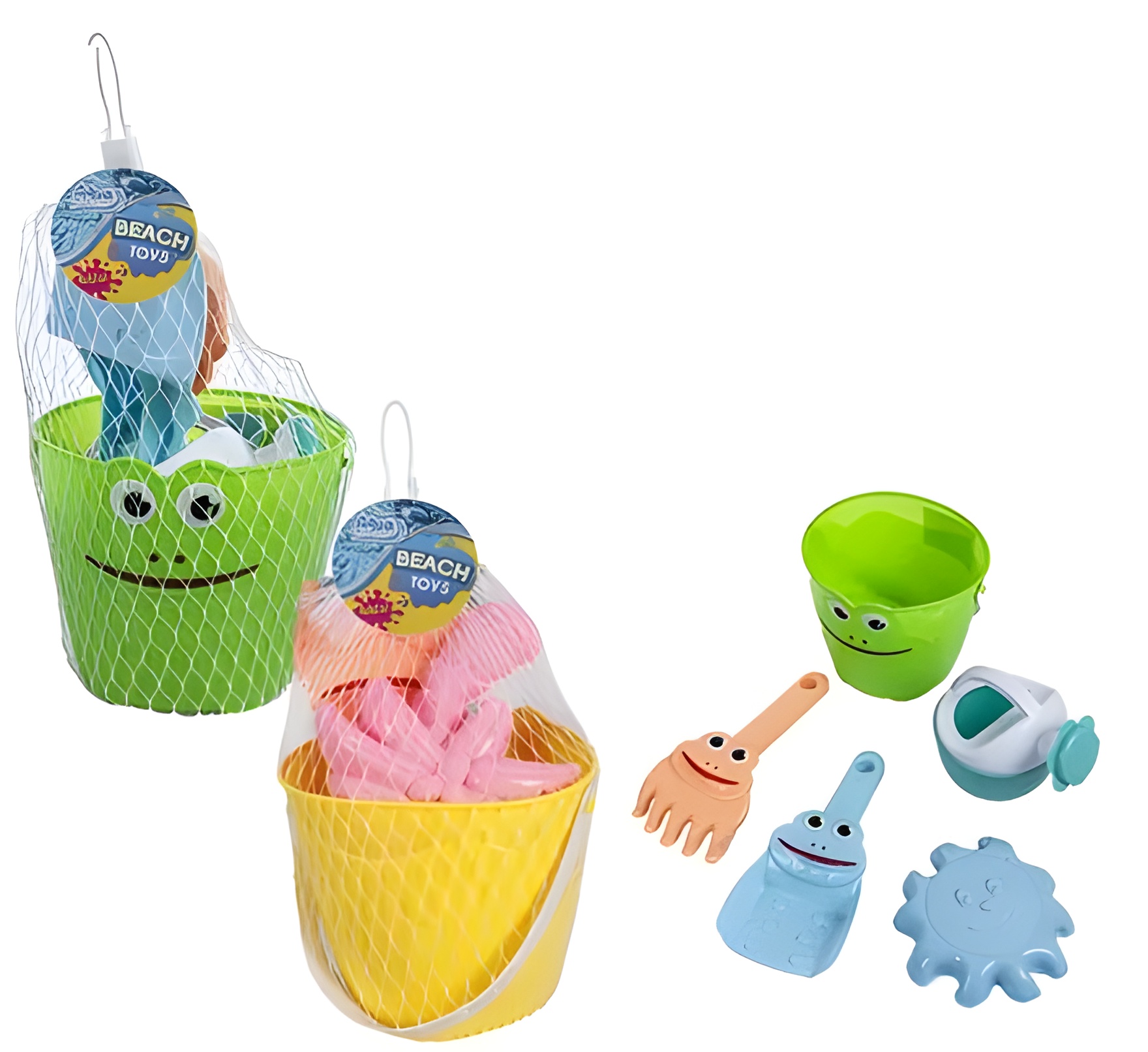Beach-Set Bucket W/Access Big Eyes