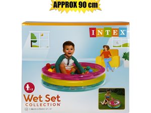 Intex Ball Pit & 50 Balls 3-Ring 86X25Cm