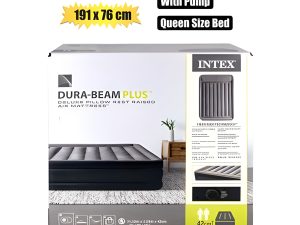 Intex Air-Bed D/B P/Rest Delux Qn W/Pump