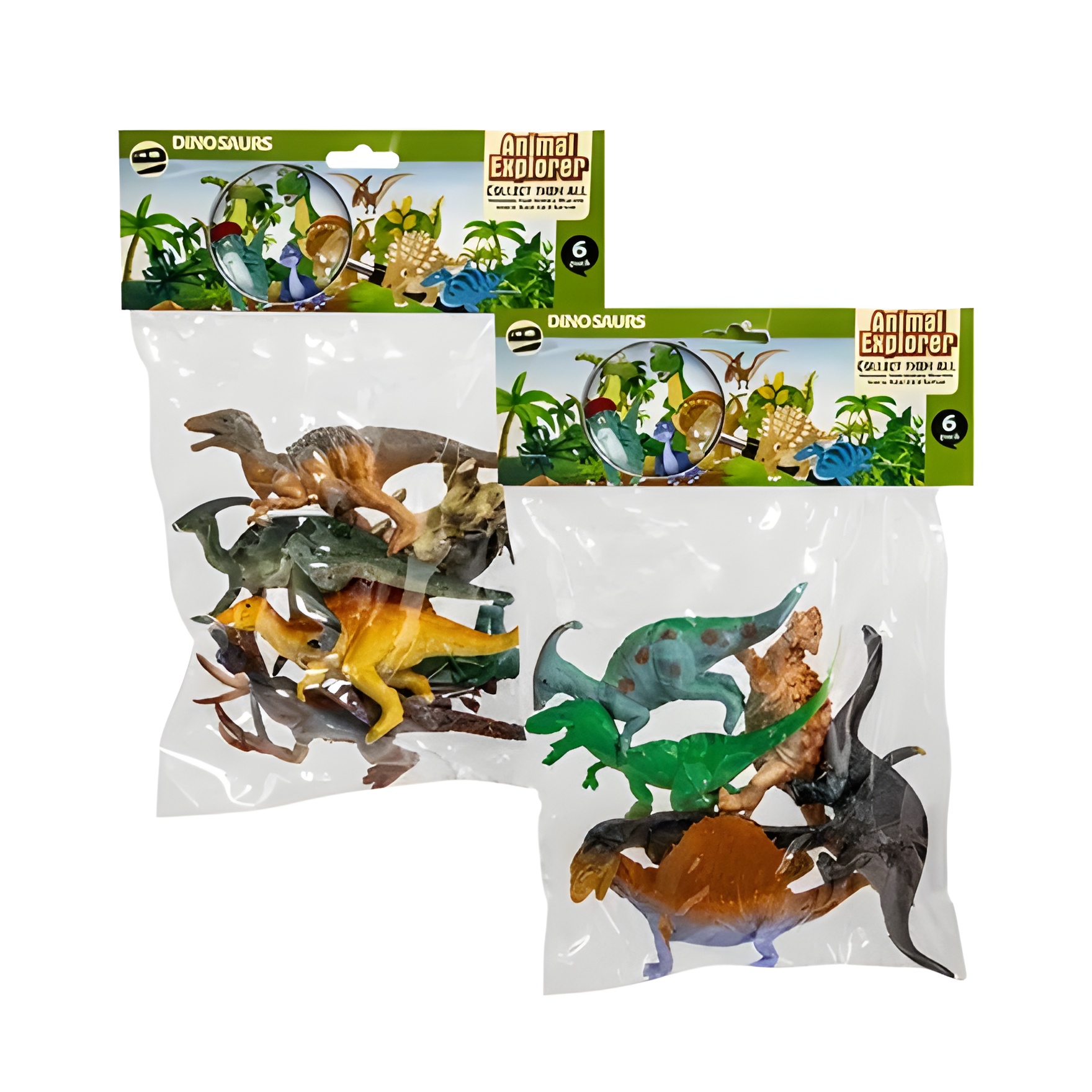 Animals Dinosaur 6Pc Asstd 15Cm