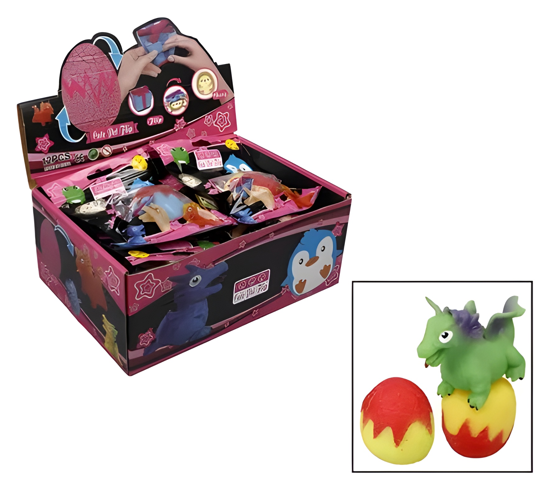 Novelty Stretch Reversible Dinosaur Egg