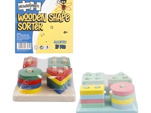 Edu Wood Shape Sorter 11.7X2.5Cm