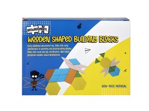 Edu Wood Shape Building Blocks 60 Pc