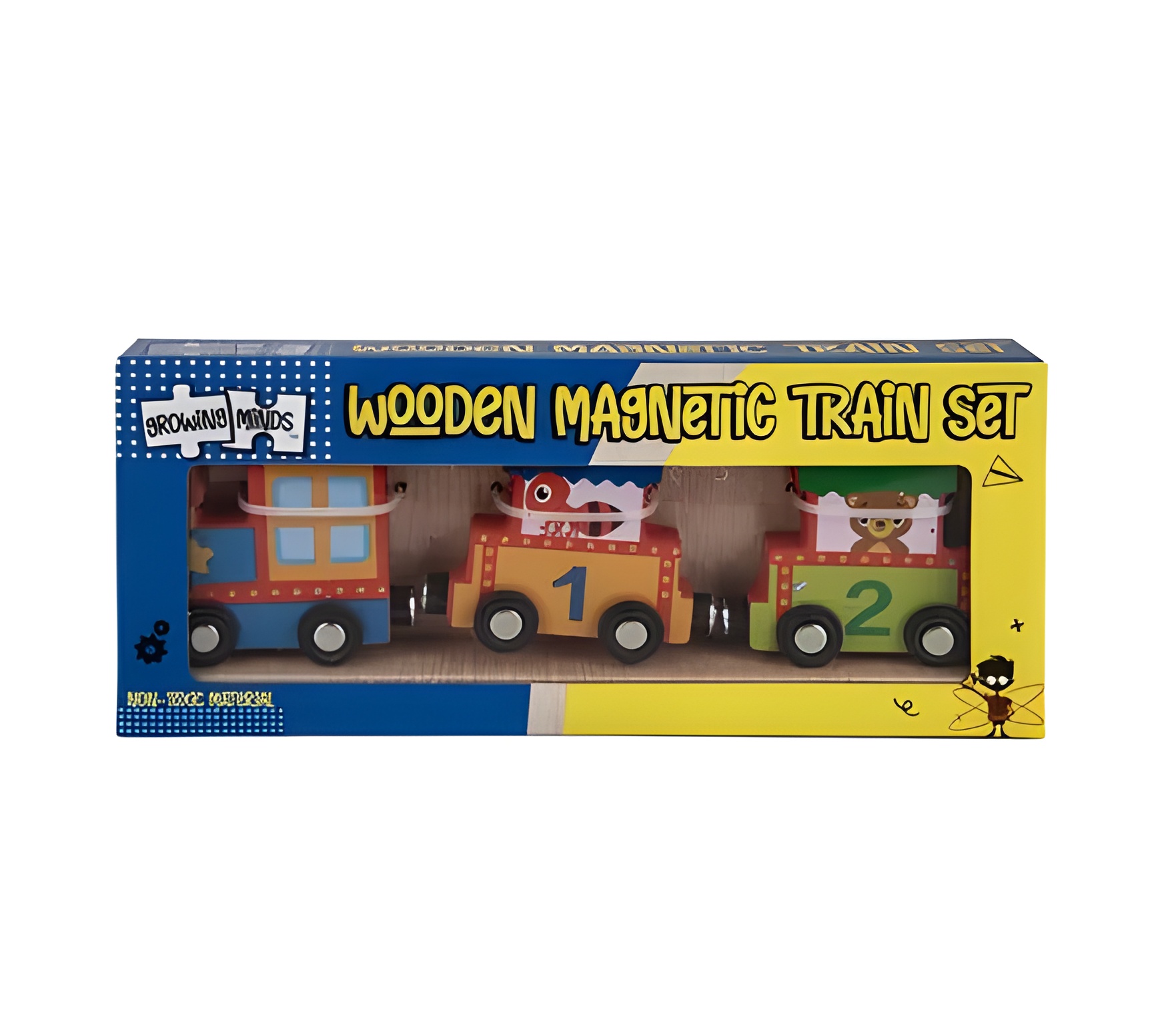 Edu Wood Magnetic Train Set