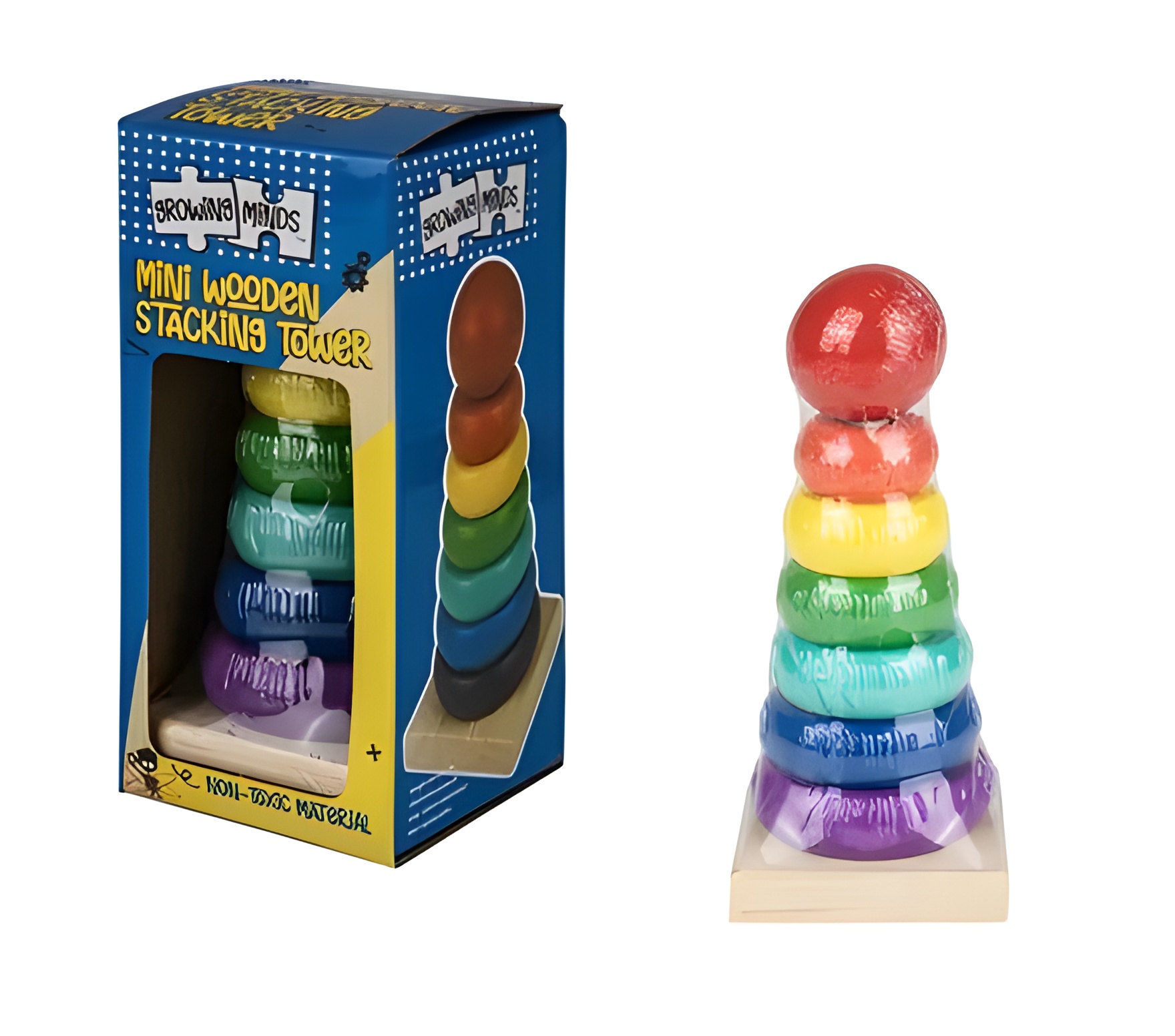Edu Wood Stacking Tower
