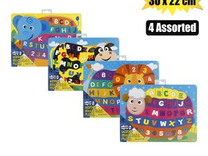 Edu Wood Puzzle Abc/Num 30X22Cm