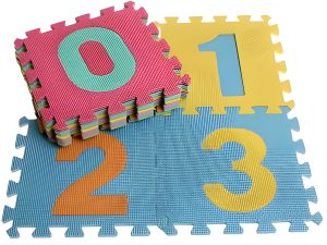 Edu Eva Mat Numbers 10Pc 28.5X28.5Cm