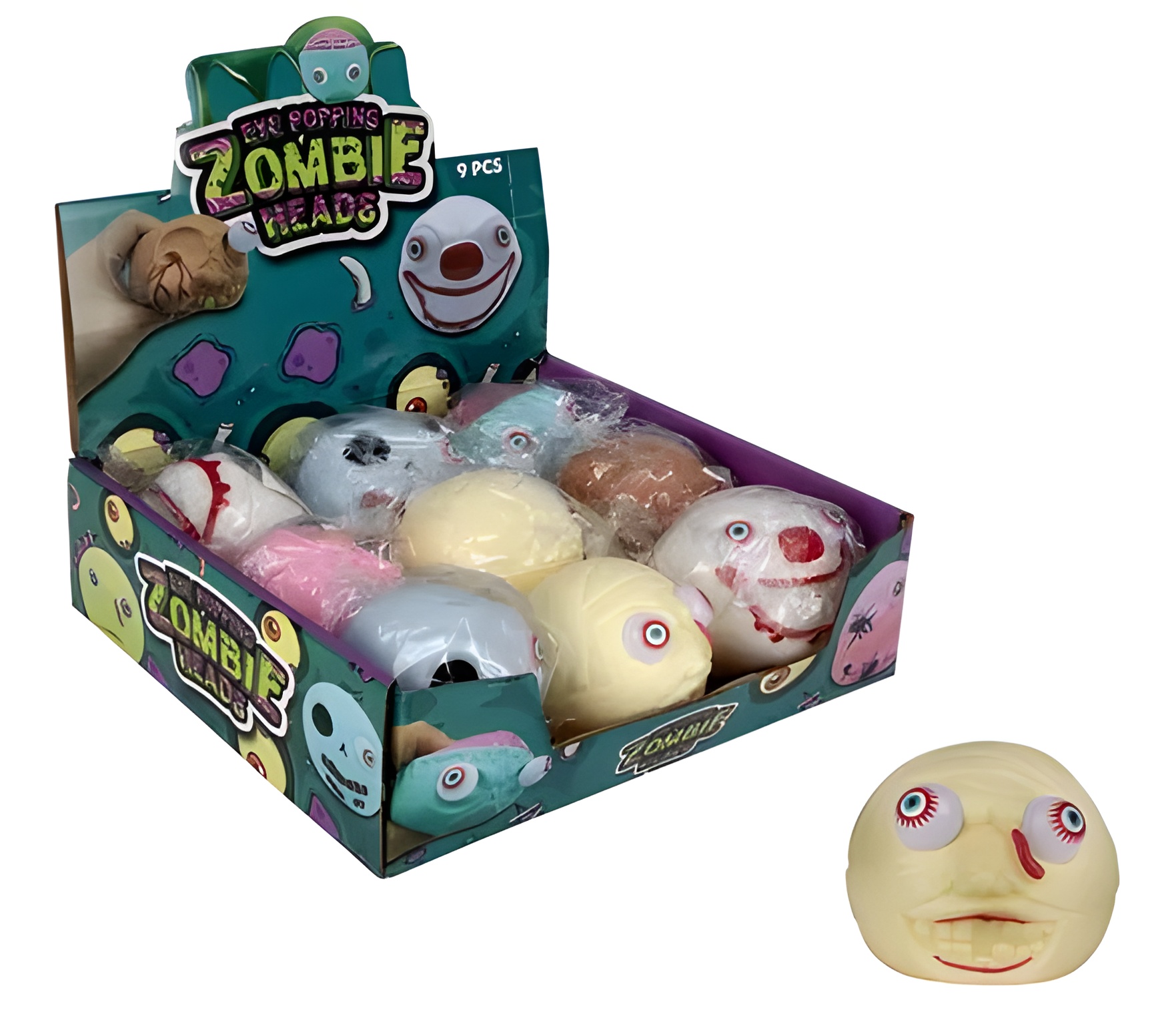 Novelty Pop Eye Zombies Asstd