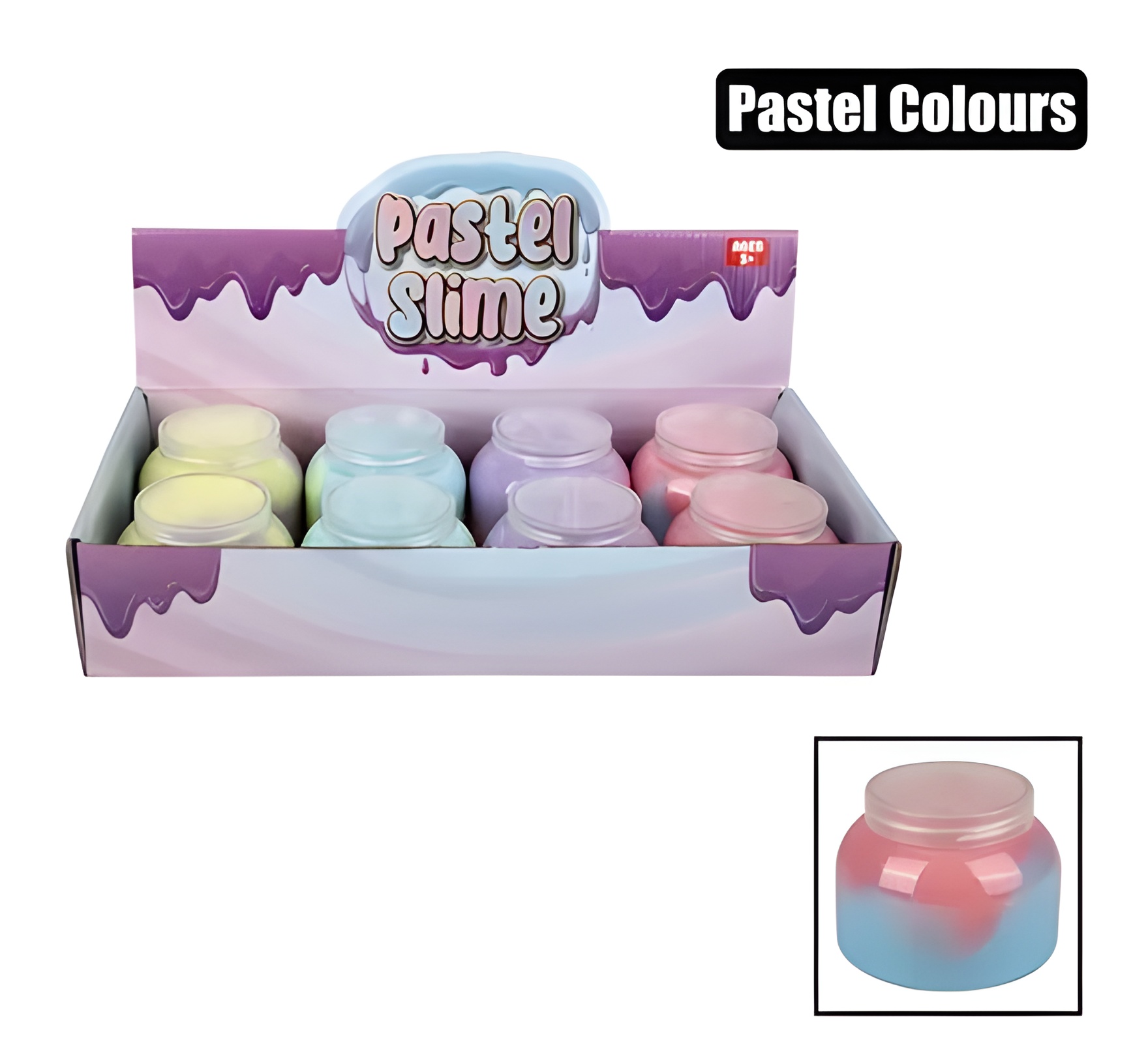 Novelty Slime Pastel 8Cm 330G