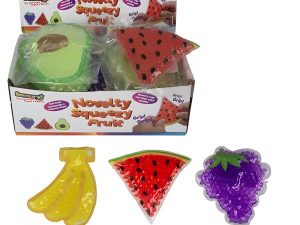 Novelty Squeezy Fruit 8-10Cm