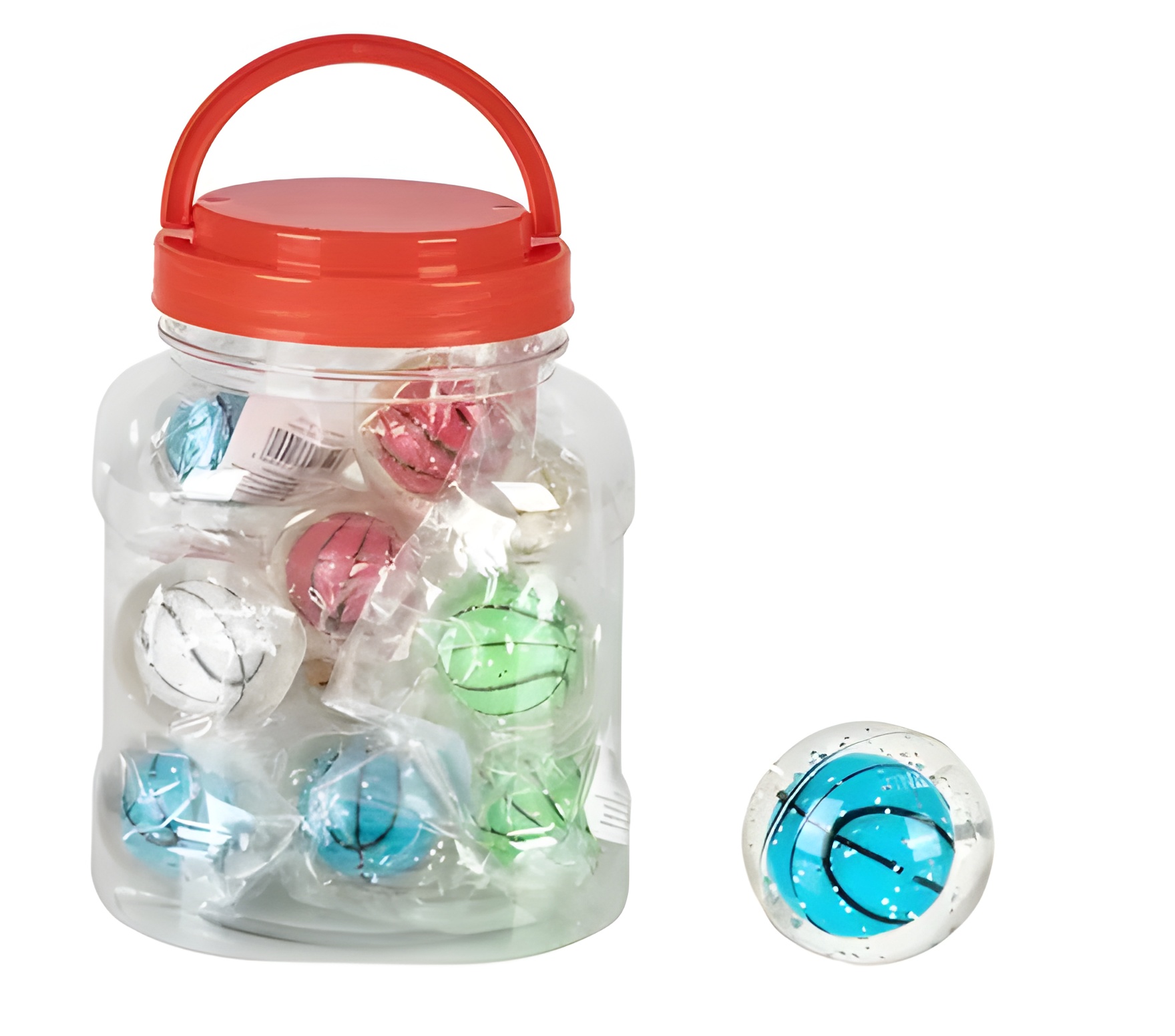 Novelty Bouncy Ball W/Light 4.5Cm