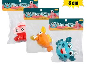 Novelty Press Release Animals 8Cm Asstd